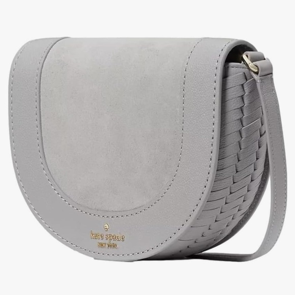 Kate Spade Luna Suede Crescent Crossbody Handbag NWT retail: $379 - Picture 1 of 9